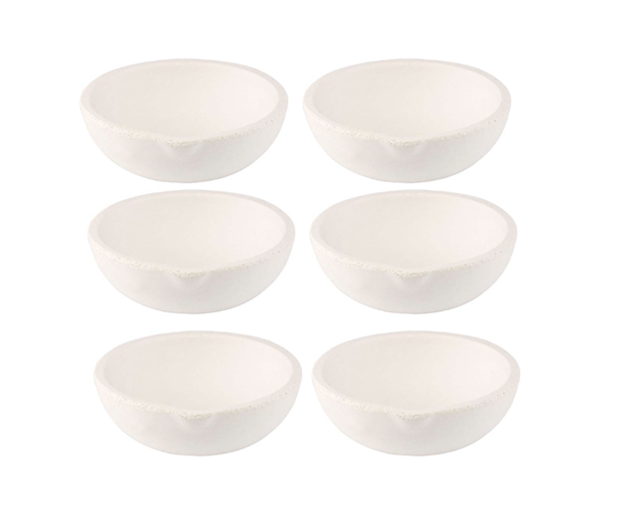 100 Gram | Ceramic Crucible Melting Dishes Casting Torch Jewelry Refining Gold Silver