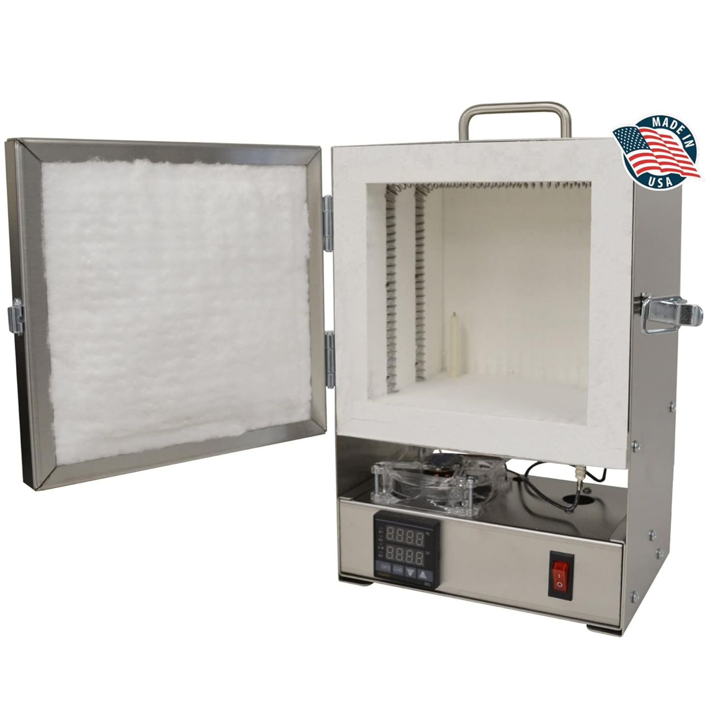 FUR-0064 TableTop RapidFire Pro-LP Programmable Furnace - Stainless Steel