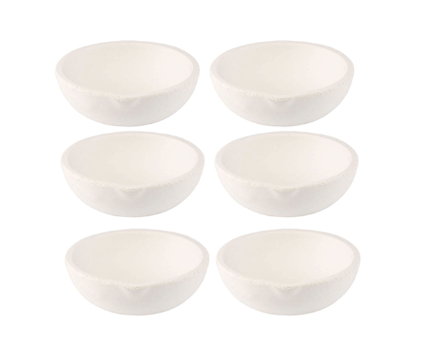 250 Gram Ceramic Crucible Melting Dish | Torch Casting Jewelry Gold Silver Refining