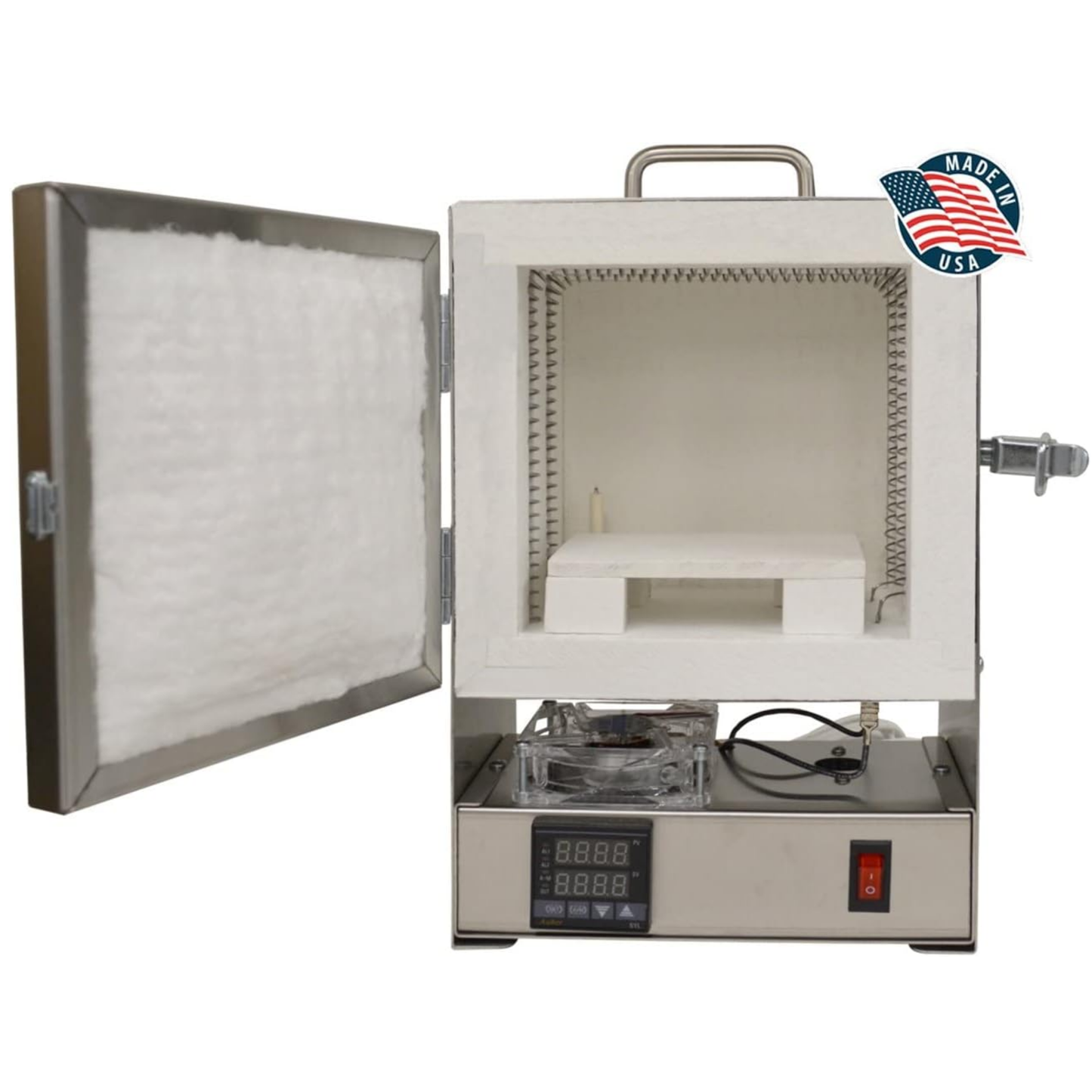 FUR-0064 TableTop RapidFire Pro-LP Programmable Furnace - Stainless Steel
